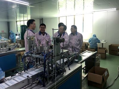 益陽市市場監督管理局赴沅開展民用口罩生產企業專項檢查暨檢驗檢測服務行動